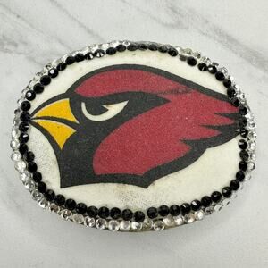 Arizona Cardinals Rhinestone Belt Buckle NFL Football Team Logo 🏈